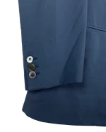 Blue Full Suit with Patterned Lining - Image 5