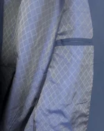 Blue Full Suit with Patterned Lining - Image 6