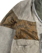 Genuine Suede Leather Bomber Jacket - Image 4