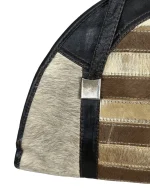 Hair-On Cowhide Striped Half-Moon Bag - Image 5
