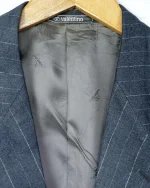 Valentino Uomo Pinstripe Pure Virgin Wool Blazer - Image 4