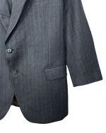 Valentino Uomo Pinstripe Pure Virgin Wool Blazer - Image 8