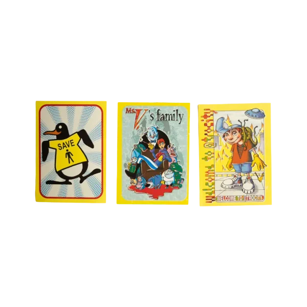 Lot of 3 Stickers