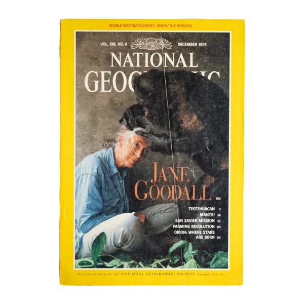 Jane Goodall National Geographic Magazine 1995