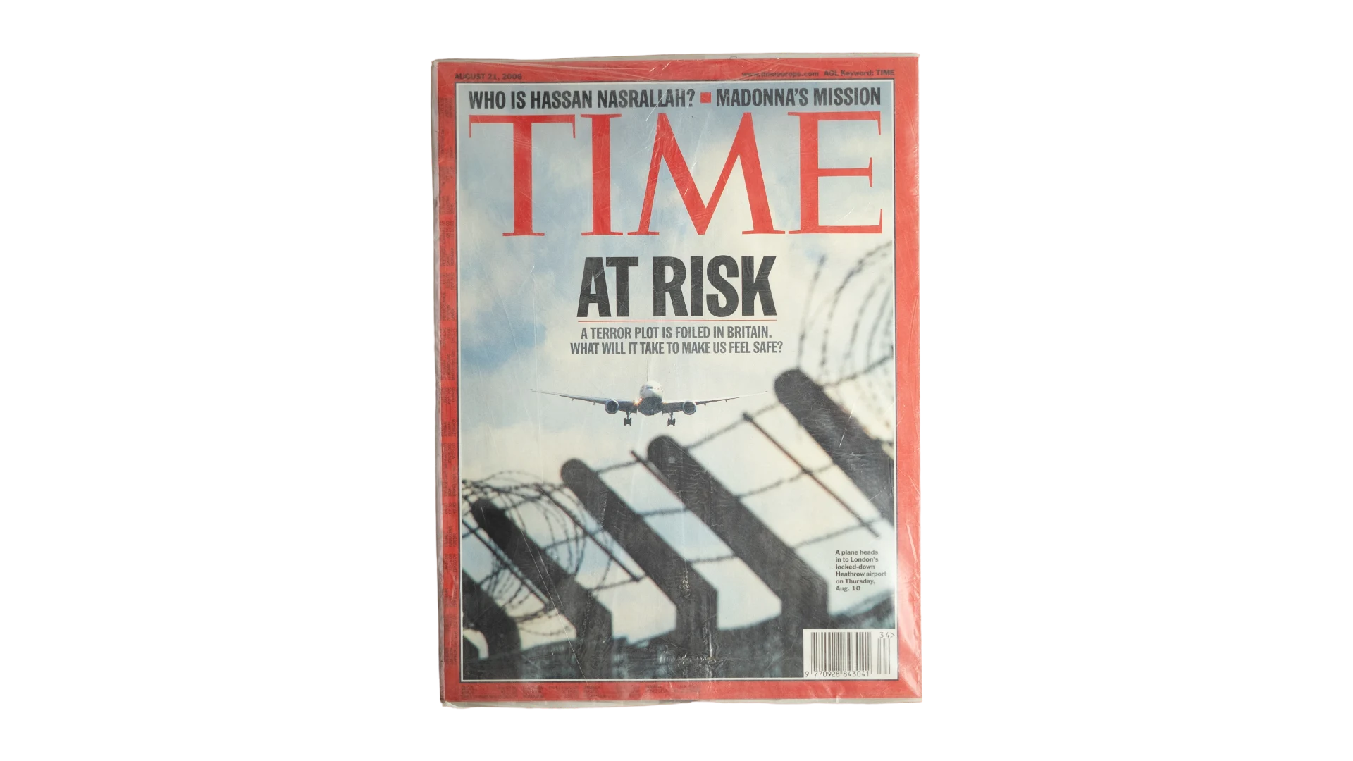 10 DSC07926 Terror Plot Foiled TIME Magazine 2006 - Image 1