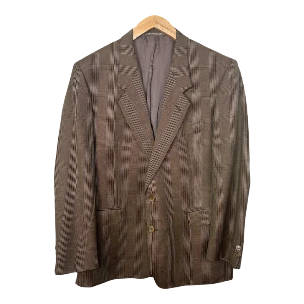 Pierre Balmain Plaid Blazer
