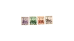 Lot of 4 Egyptian Postage Stamps