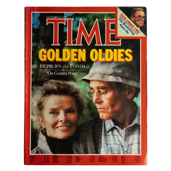 Golden Oldies Hepburn and Fonda in On Golden Pond 1981 TIME Magazine