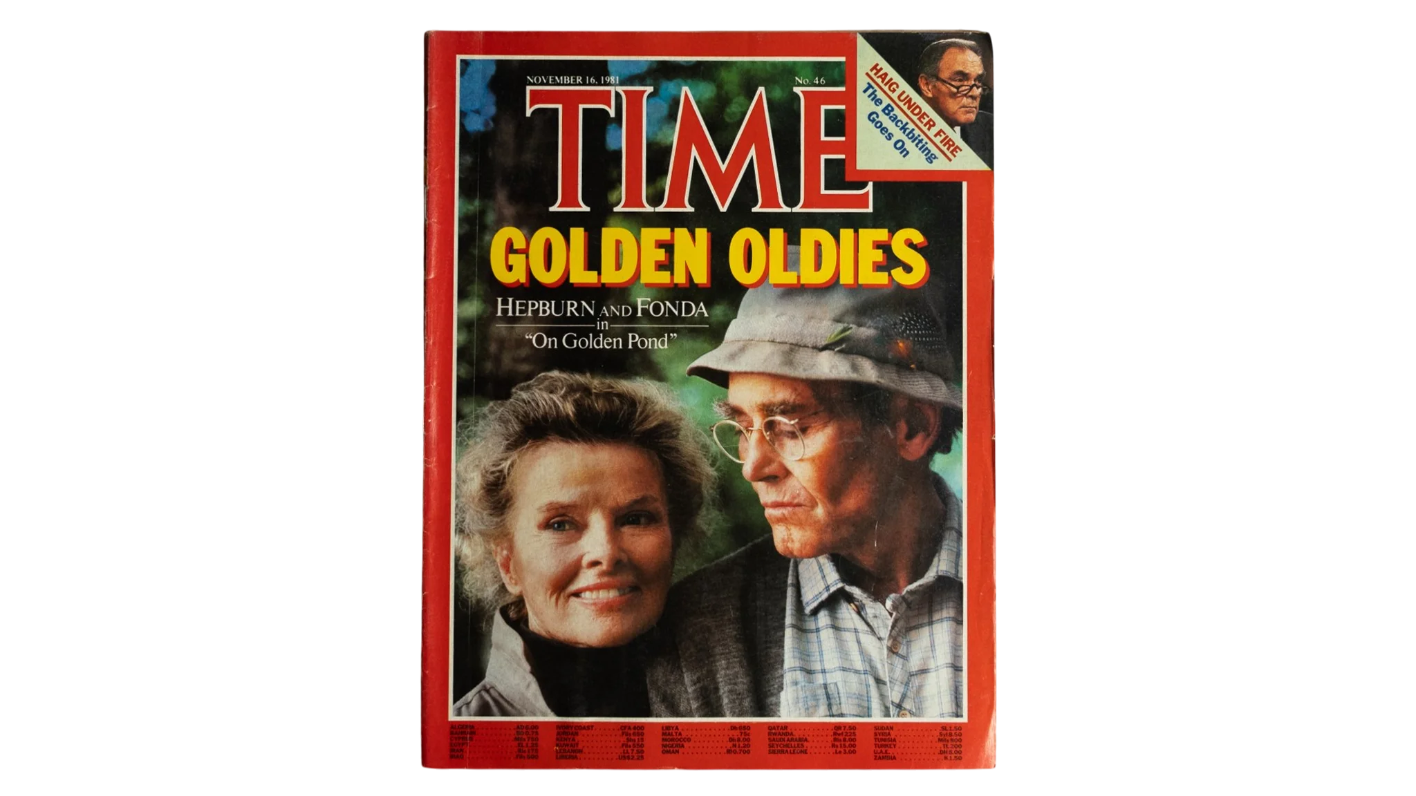 103 DSC01877 103 Golden Oldies Hepburn and Fonda in On Golden Pond 1981 TIME Magazine - Image 1