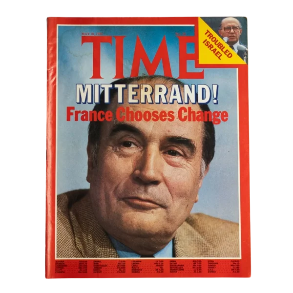 Mitterrand France Chooses Change 1981 TIME Magazine