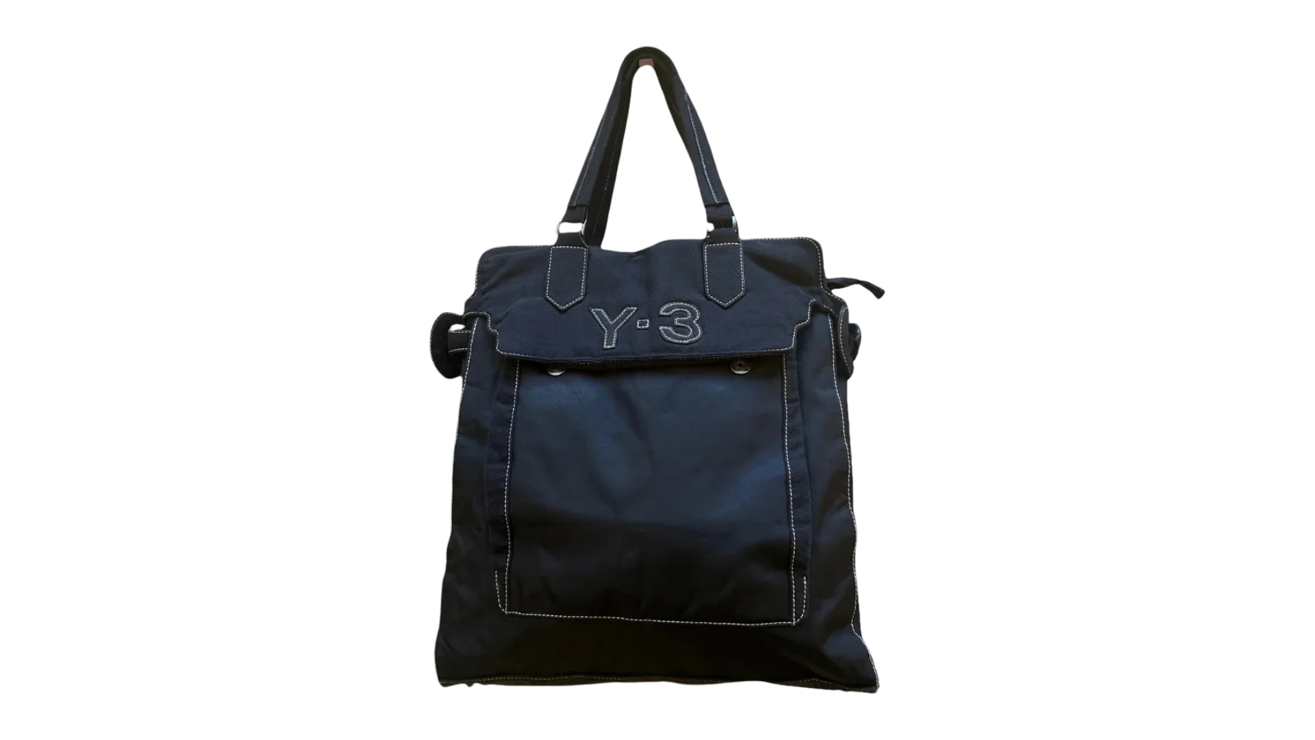 113 213 2000s Y-3 Yohji Yamamoto x Adidas Classic Tote Bag - Image 1