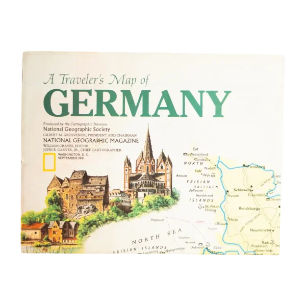 A Travelers Map of Germany