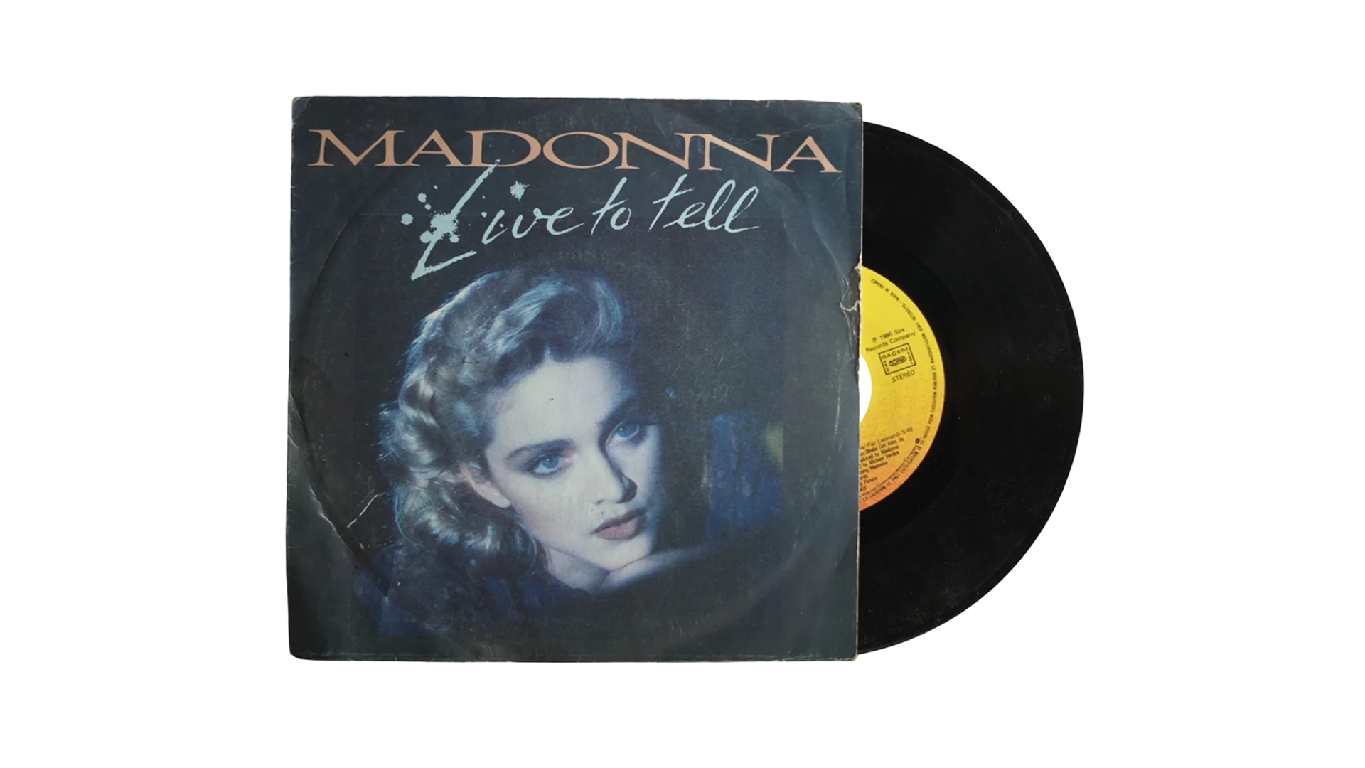 14 Aug1DSC04545 Madonna - Live to Tell Vinyl - Image 1