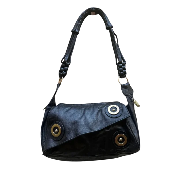 Y2K Genuine Leather Shoulder Bag