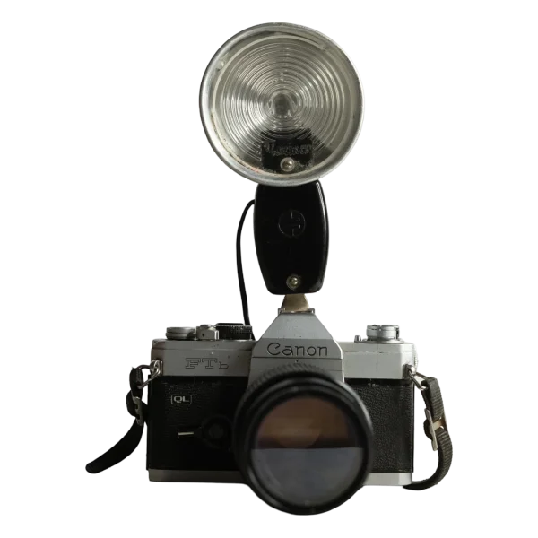 Canon FTb QL SLR Camera with Flash