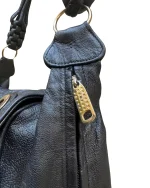 Y2K Genuine Leather Shoulder Bag - Image 4