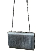 Silver Rhinestone Evening Clutch - Image 3