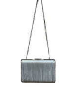 Silver Rhinestone Evening Clutch - Image 5