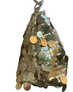 Y2K Sequin Gold Shoulder Bag - Image 4