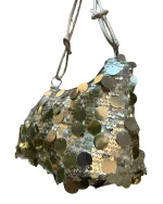 Y2K Sequin Gold Shoulder Bag - Image 5