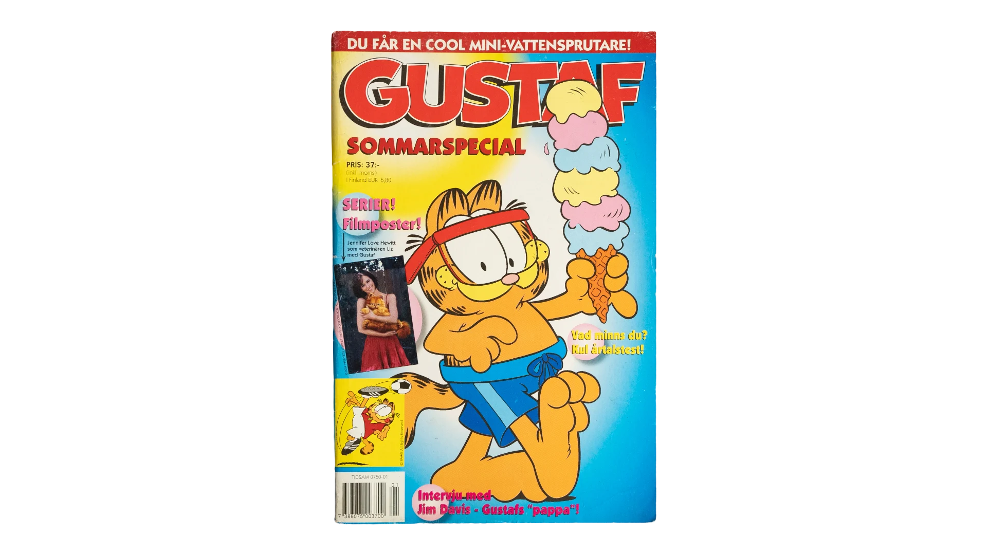 170 DSC08897 Gustaf Garfield Summer Special Swedish Comic - Image 1