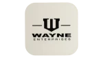 Wayne Enterprises Wooden Coaster