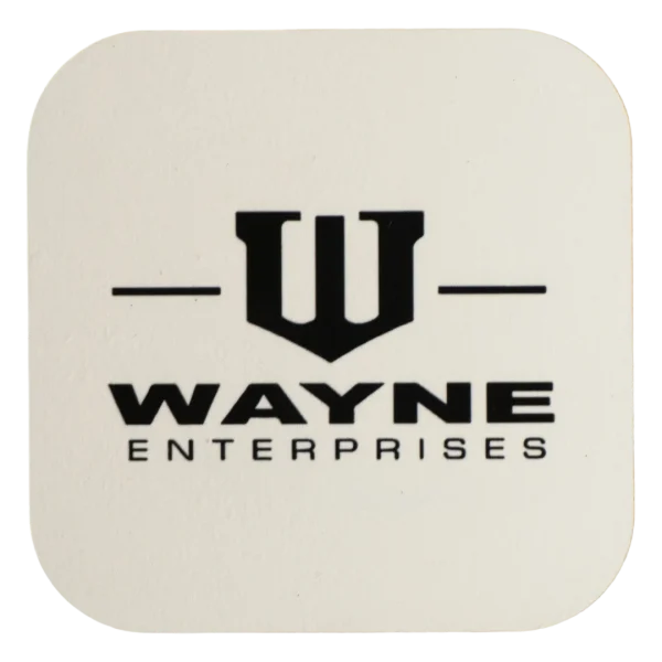 Wayne Enterprises Wooden Coaster