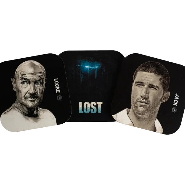 Lost TV Series Wooden Coaster