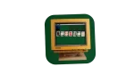 Computer Solitaire Wooden Coaster - Image 4