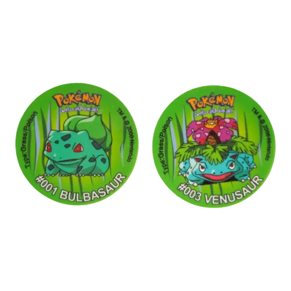 Two Pokemon Tazos