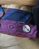 Handmade Upcycled Tie Halter Vest Top & Choker - Image 9