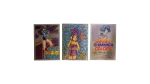 Lot of 3 Illustrated Art Cards