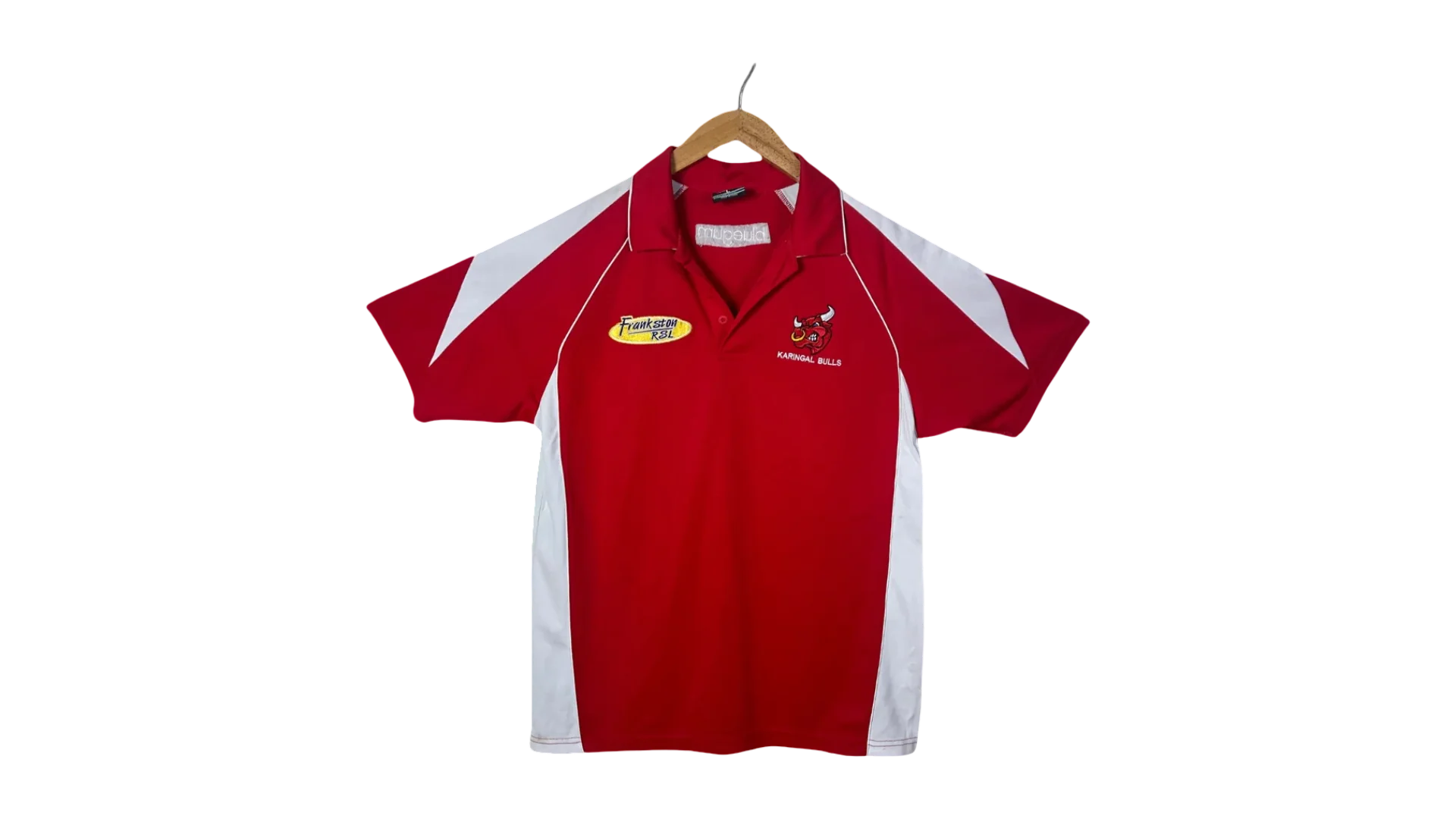 199 300 Aussie Pacific Karingal Bulls Frankston RSL Polo Shirt - Image 1