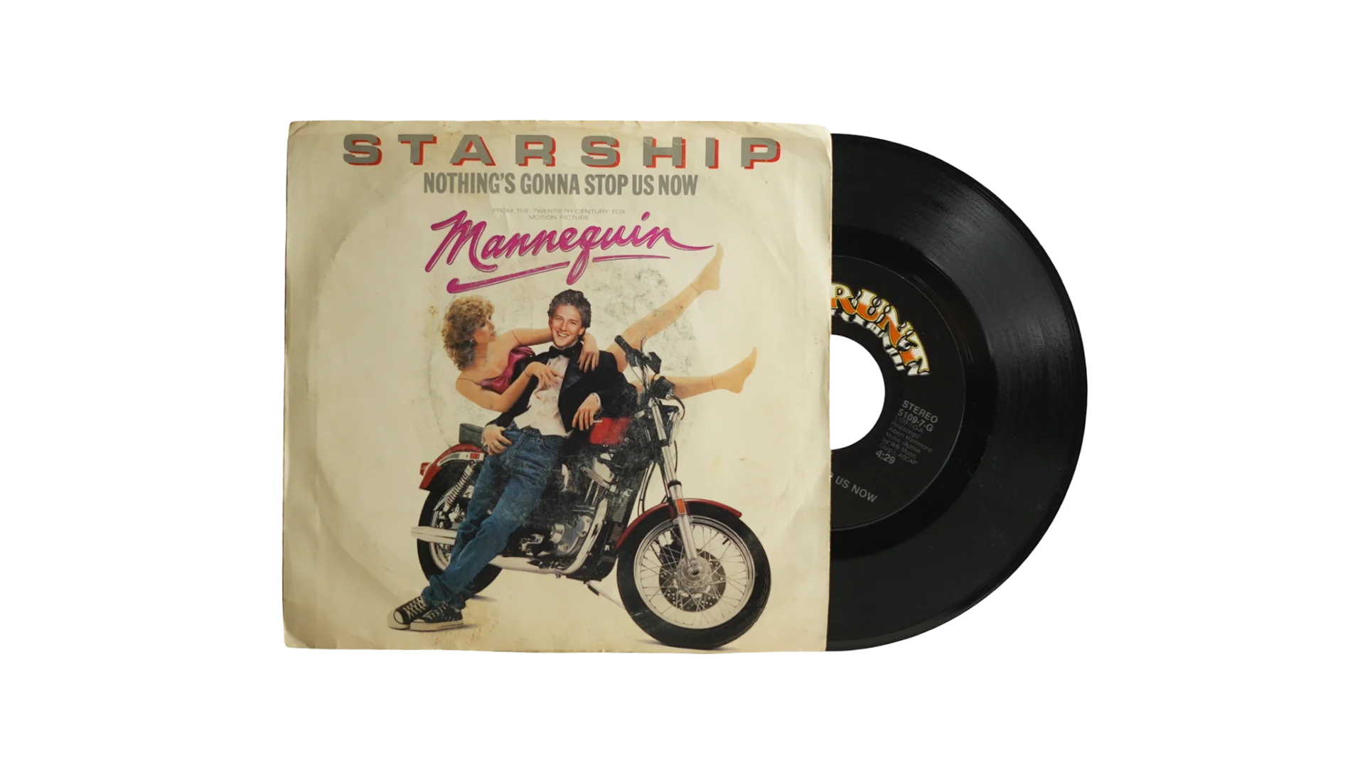 22 Aug1DSC04595 Starship - Nothing's Gonna Stop Us Now Mannequin Vinyl - Image 1