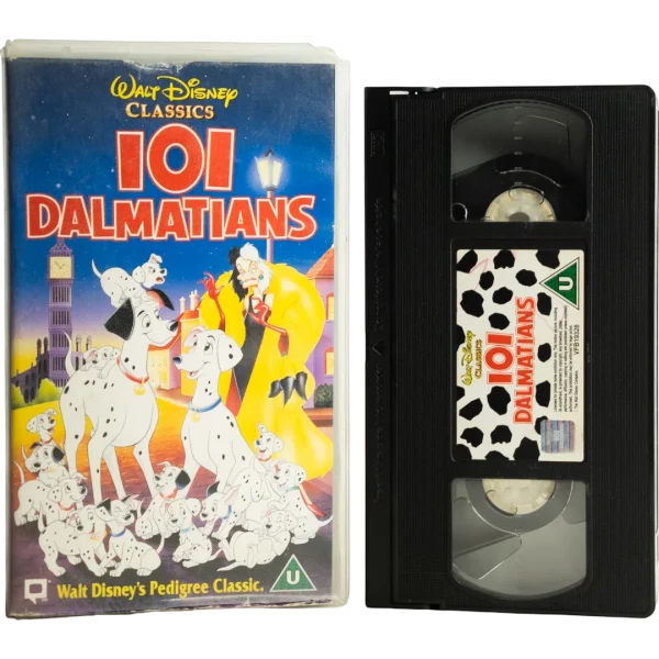 Disney 101 Dalmatians VHS Tape
