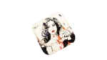 Smoking Woman Illustration Coaster - Image 3