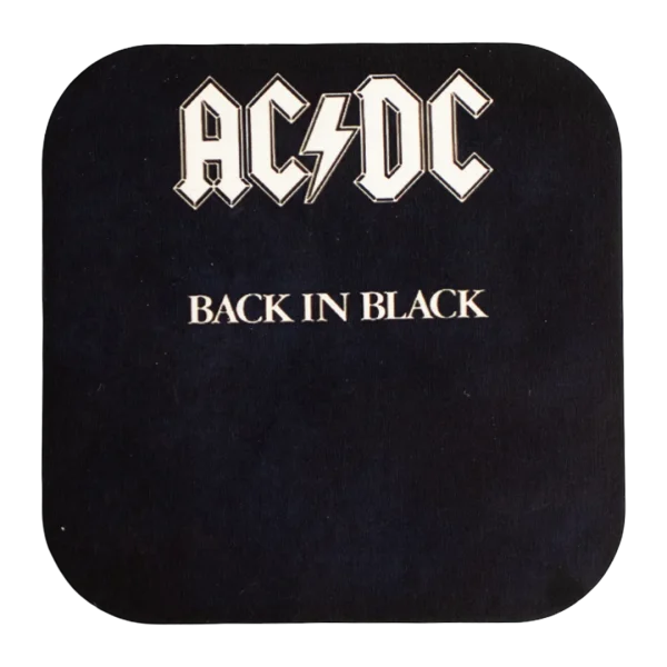 AC/DC Back In Black Coaster