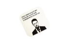 Consumerism Quote Portrait Coaster - Image 3