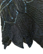 Shakti Embroidered Beaded 100% Silk Blouse - Image 6