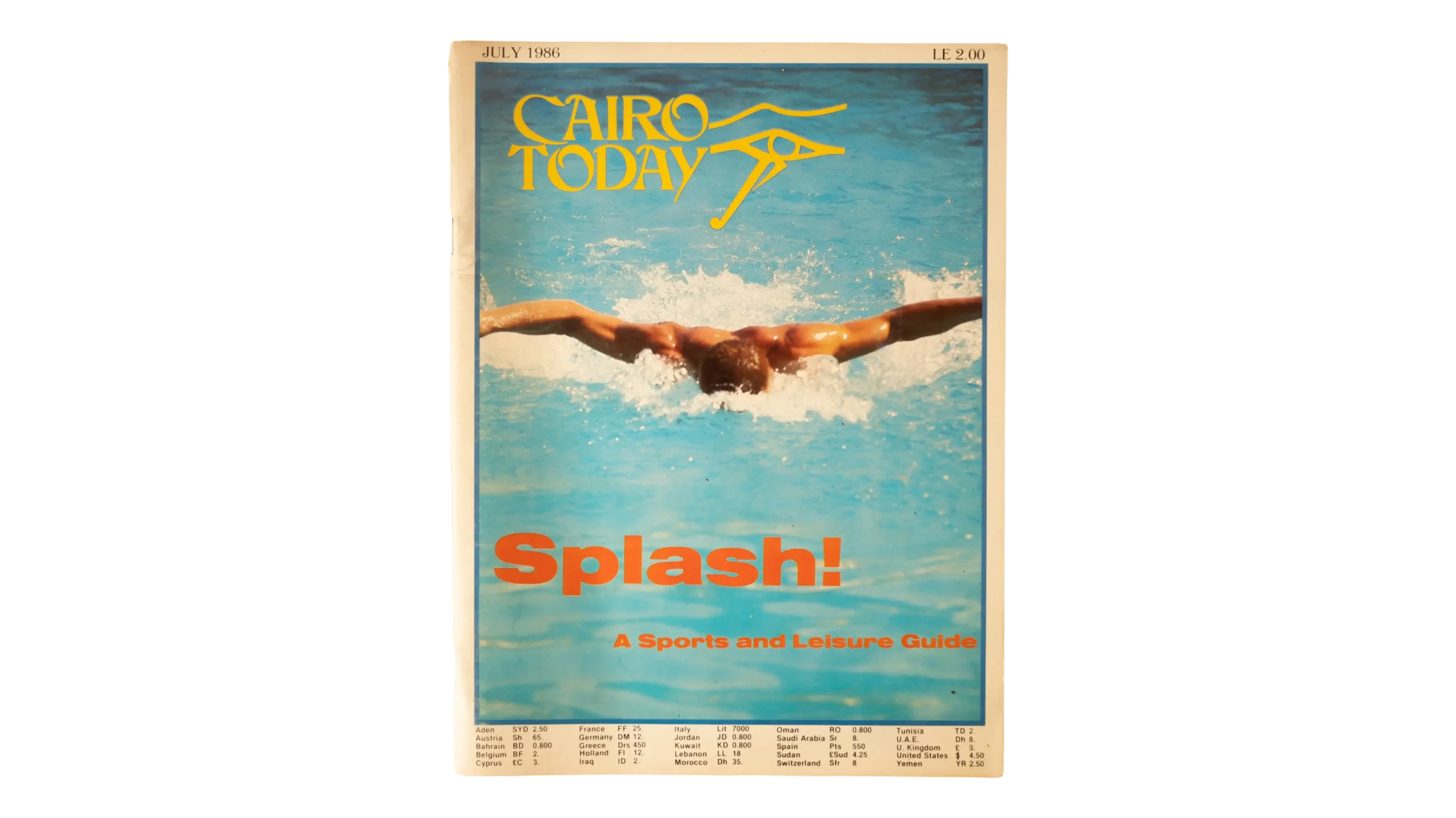314 DSC00660 310 Splash! Cairo Today Magazine July 1986 - Image 1
