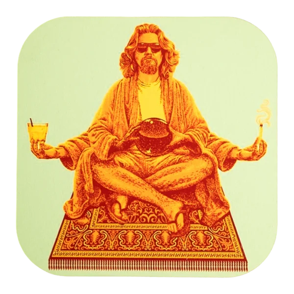 The Big Lebowski Dude Coaster