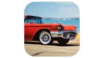 Red Classic Car Coaster