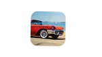 Red Classic Car Coaster - Image 4