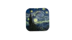Vincent van Gogh Starry Night Coaster - Image 4