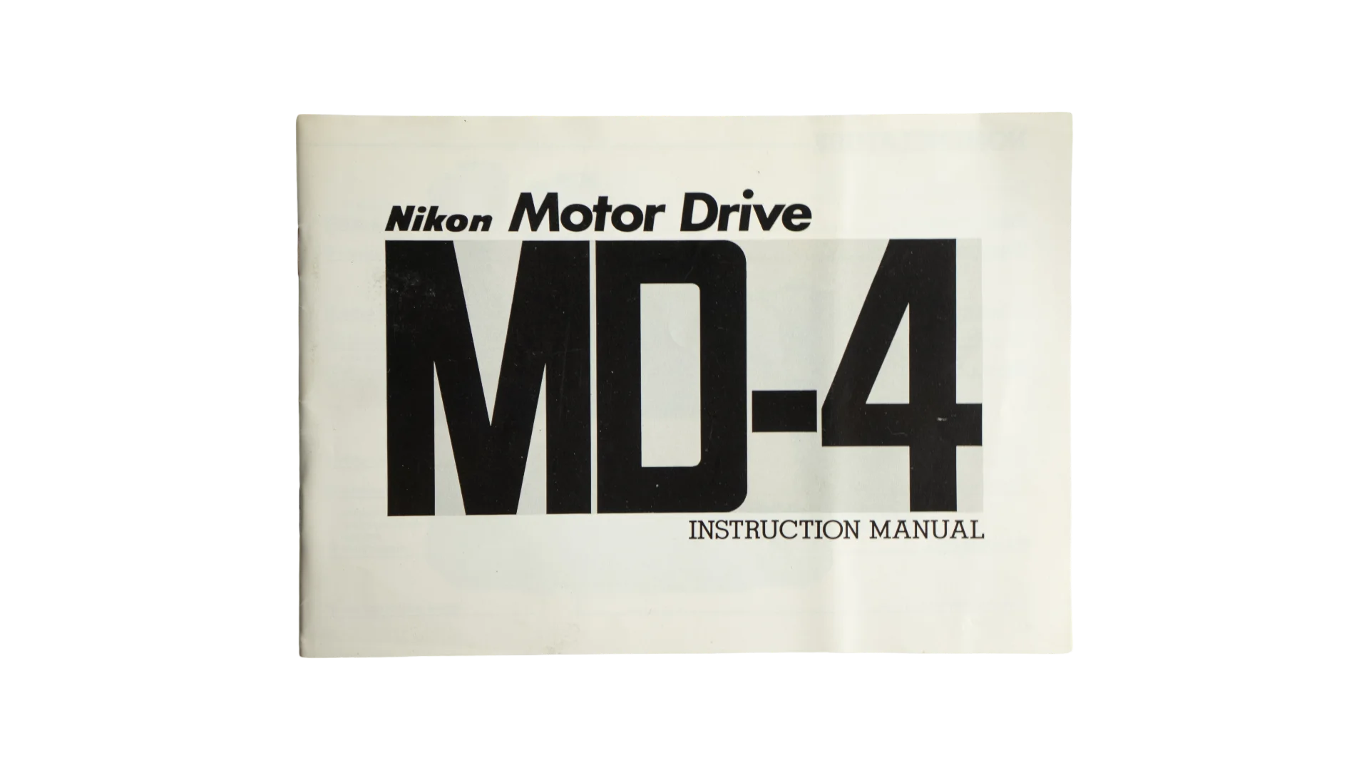 32 DSC05163 32 Nikon Motor Drive MD-4 Instruction Manual - Image 1
