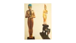 Ancient Egyptian Statues Postcard