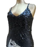 Maner Sequin Face Graphic Mini Dress - Image 2