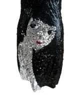 Maner Sequin Face Graphic Mini Dress - Image 3