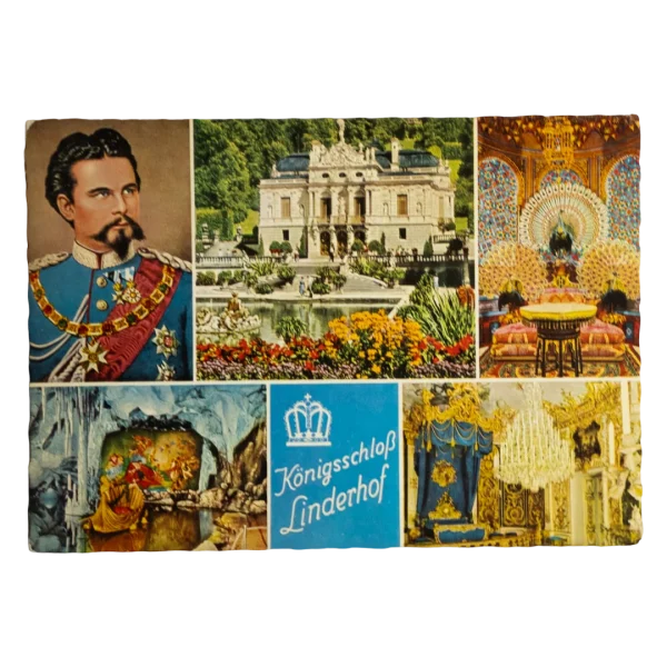 Königsschloss Linderhof Palace Postcard