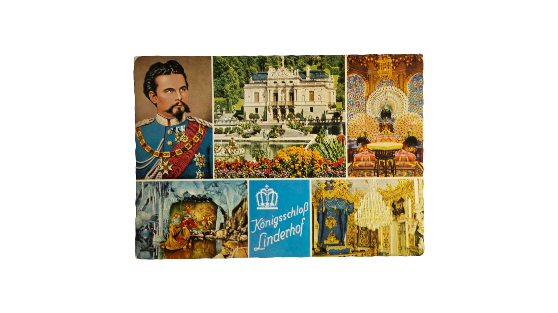 35 DSC05182 35 Königsschloss Linderhof Palace Postcard - Image 1